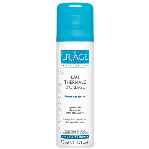 Woda termalna pochodząca z alpejskich źródeł, bogata w oligoelementy i sole mineralne Uriage, cena: 28zł, fot. mat. prasowe