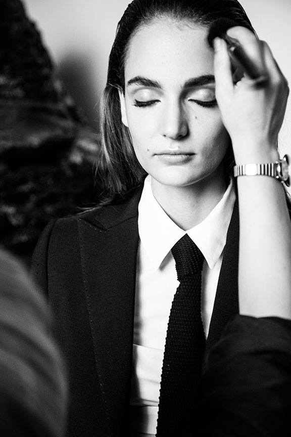 Zuzanna Bijoch na planie kampanii SIMPLE CP jesień-zima 2013