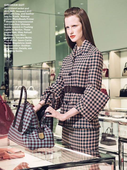 Magdalena Jasek w sierpniowym wydaniu magazynu Allure.