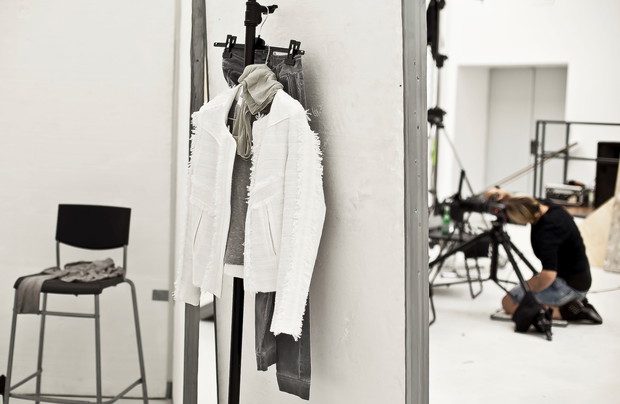 Backstage sesji, Łukasz Jemioł, fot. Anna Dobrowolańska