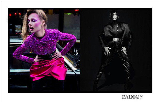 Balmain, kampania na sezon jesień-zima 2013, fot. materiały prasowe