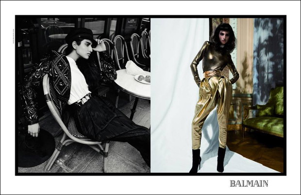 Balmain, kampania na sezon jesień-zima 2013, fot. materiały prasowe