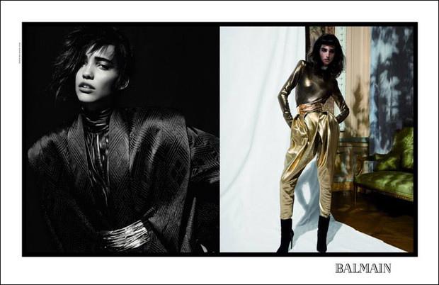 Balmain, kampania na sezon jesień-zima 2013, fot. materiały prasowe