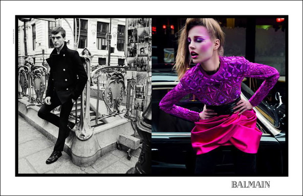 Balmain, kampania na sezon jesień-zima 2013, fot. materiały prasowe