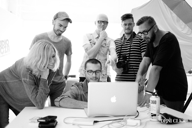 Kampania DENI CLER jesień-zima 2013/14 - backstage