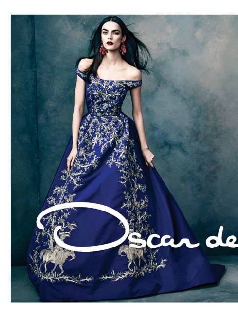 Patrycja Gardygajło w kampanii Oscar de la Renta jesień 2013