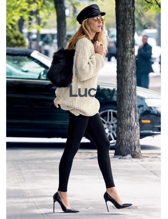 Blake Lively we wrześniowym numerze magazynu Lucky, fot. Patrick Demarchelier