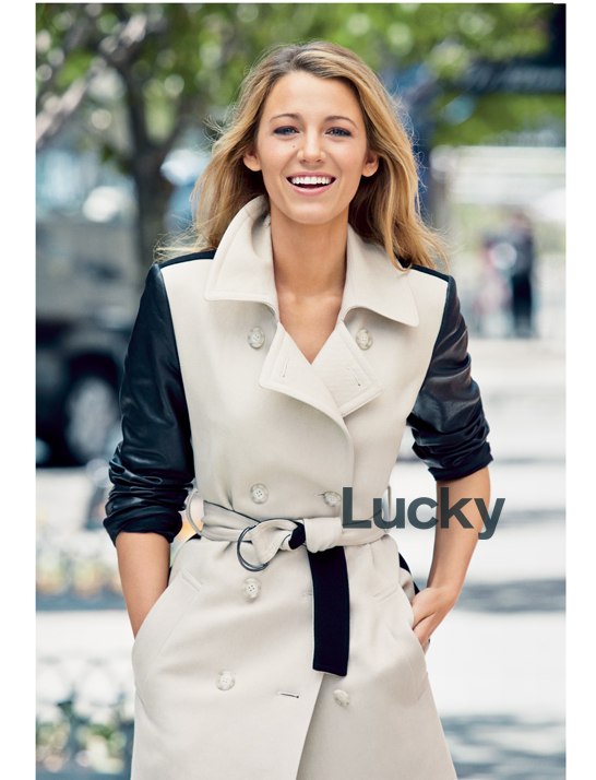 Blake Lively we wrześniowym numerze magazynu Lucky, fot. Patrick Demarchelier