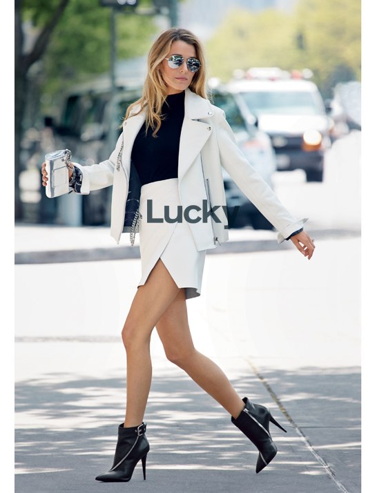 Blake Lively we wrześniowym numerze magazynu Lucky, fot. Patrick Demarchelier