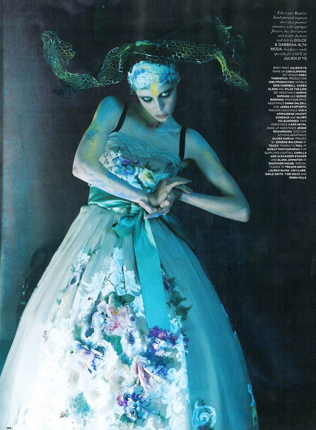 Tim Walker fotografuje Dolce & Gabbana Alta Moda dla LOVE