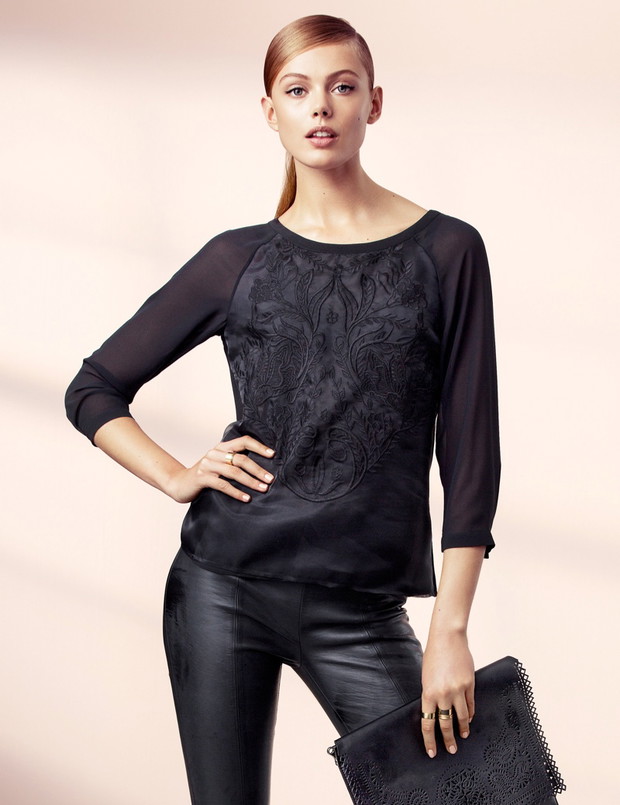 Naturalna elegancja, lookbook H&M na sezon jesień-zima 2013, fot. materiały prasowe