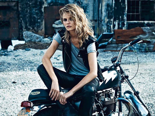 Magdalena Frąckowiak w sesji "The Wild Ones" dla W Magazine