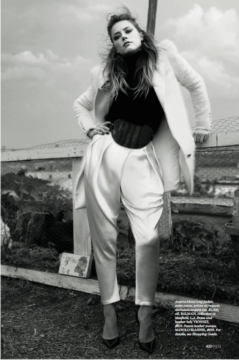 Amber Heard we wrześniowym ELLE US