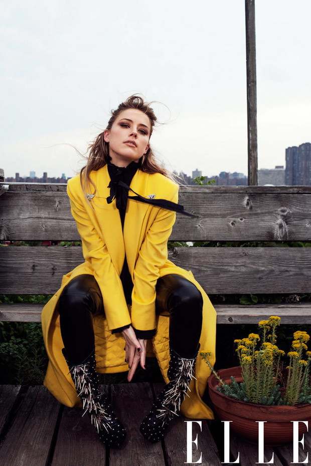 Amber Heard we wrześniowym ELLE US