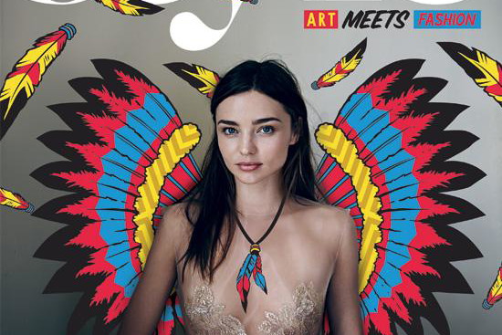 Miranda Kerr w artystycznym projekcie dla "Sunday Style"