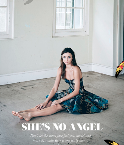 Miranda Kerr w artystycznym projekcie dla Sunday Style