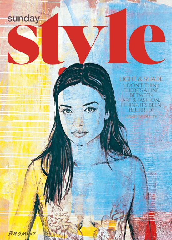 Miranda Kerr w artystycznym projekcie dla Sunday Style