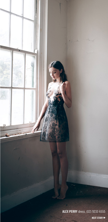 Miranda Kerr w artystycznym projekcie dla Sunday Style