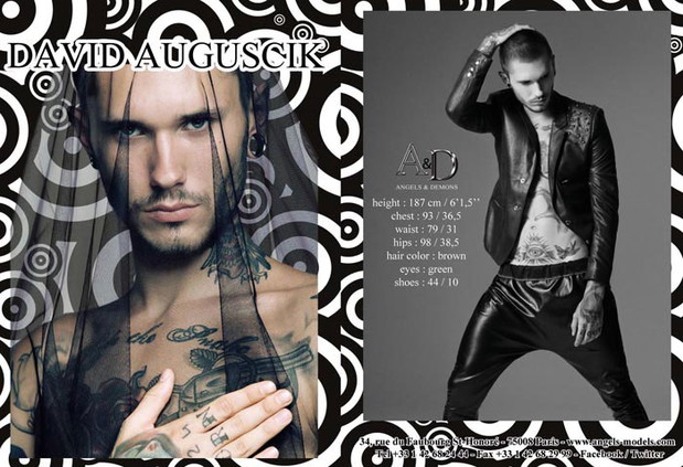 Dawid Auguscik fot. ss14 package Agnels & Demons Model Paris Independent Men