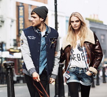 Cara Delevingne w kampanii Pepe Jeans jesień-zima 2013