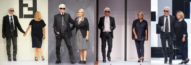 Karl Lagerfeld i Silvia Fendi fot. Imaxtree Silvia Fendi