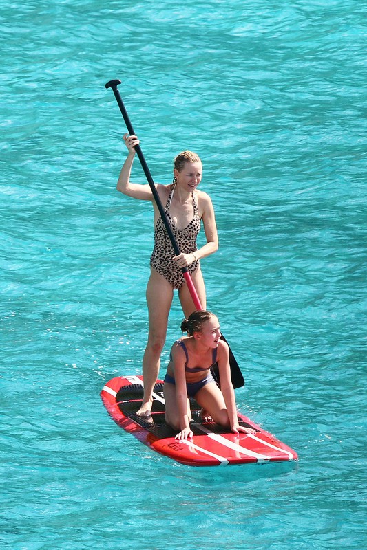Trening gwiazd - paddleboarding