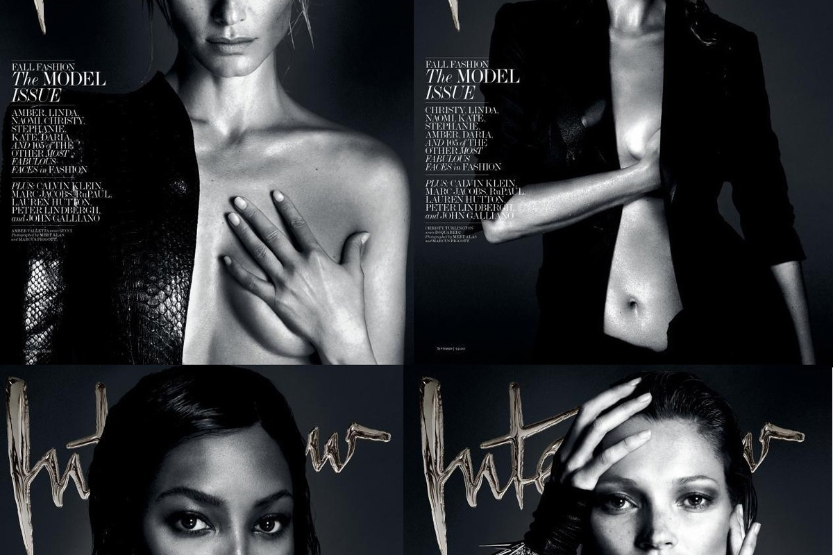 Supermodelki we wrześniowym Interview Magazine