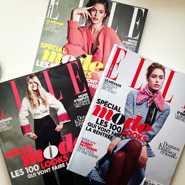 Doutzen Kroes i kolekcje jesień-zima 2013 w ELLE France