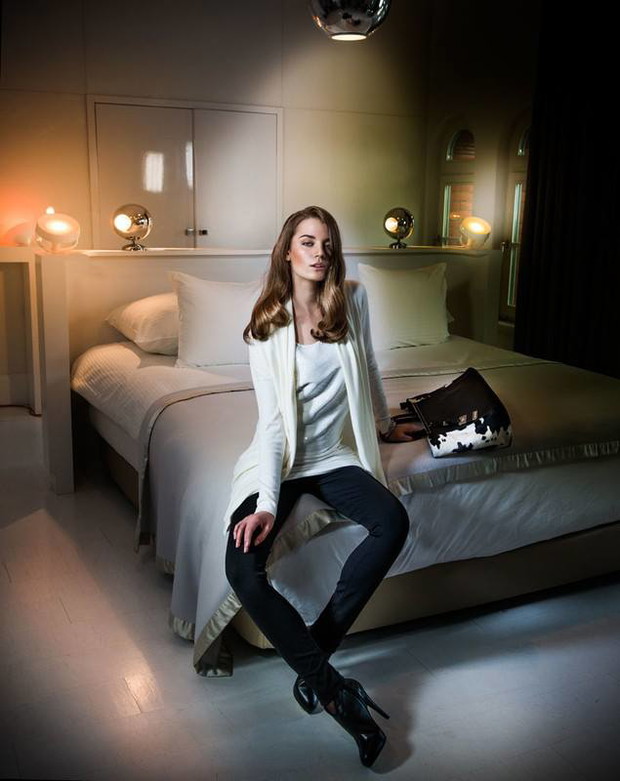 Julia Bijoch w kampanii Monnari jesień/zima 2013/14 fot. Thanassis Krikis