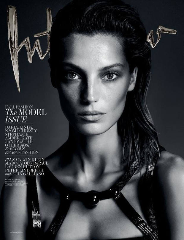 Supermodelki we wrześniowym Interview Magazine