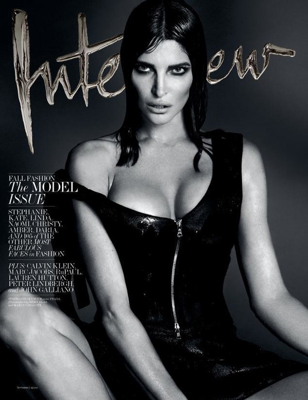 Supermodelki we wrześniowym Interview Magazine