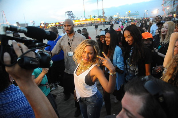 Beyoncé na planie nowego teledysku