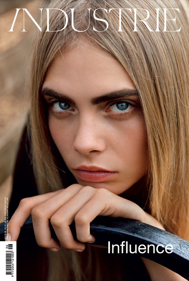 Cara Delevingne w sesji okładkowej dla Industrie Magazine #6, fot.  Alasdair McLellan