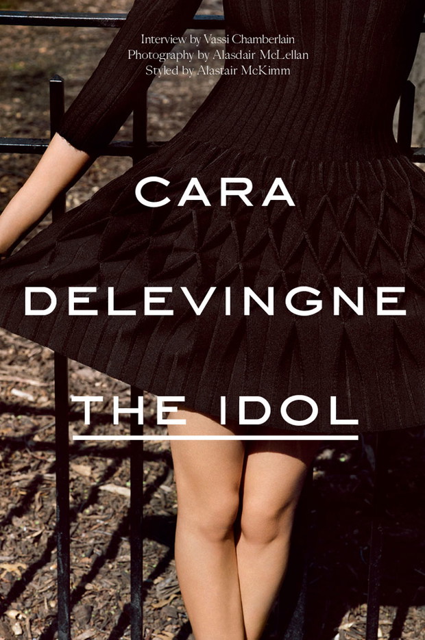 Cara Delevingne w sesji okładkowej dla Industrie Magazine #6, fot.  Alasdair McLellan
