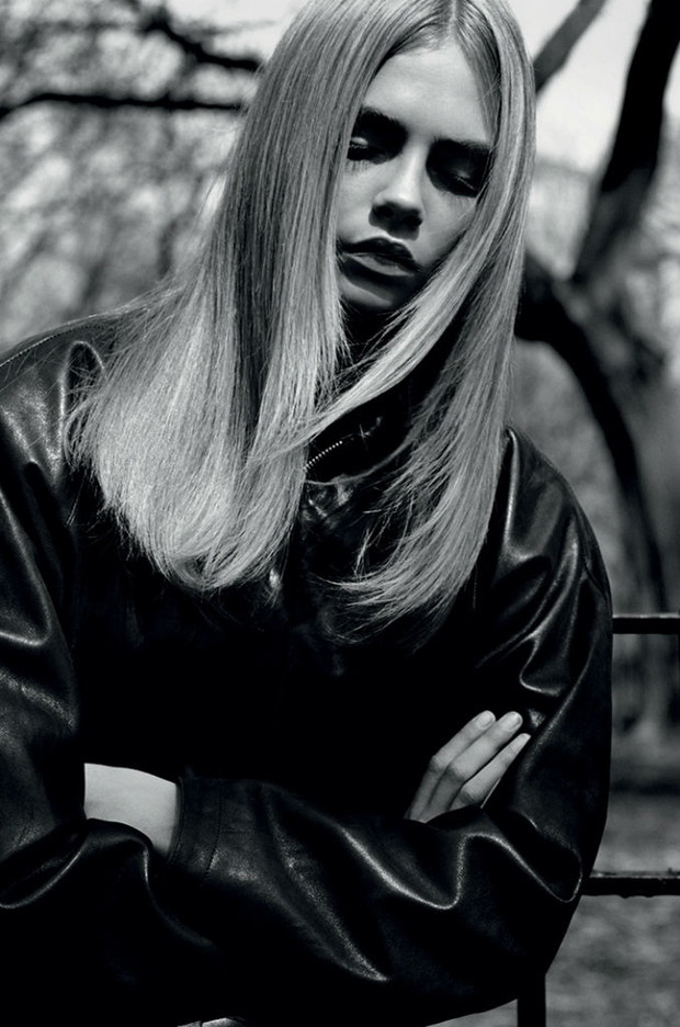 Cara Delevingne w sesji okładkowej dla Industrie Magazine #6, fot.  Alasdair McLellan
