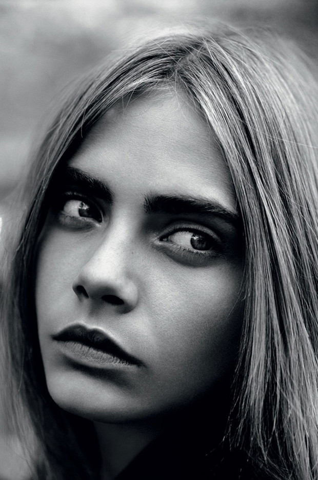 Cara Delevingne w sesji okładkowej dla Industrie Magazine #6, fot.  Alasdair McLellan