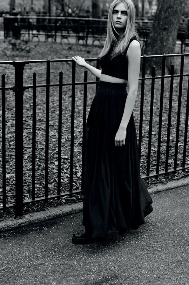 Cara Delevingne w sesji okładkowej dla Industrie Magazine #6, fot.  Alasdair McLellan