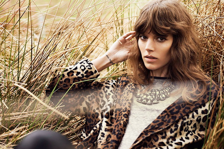 Freja Beha Erichsen w kampanii Reserved jesień-zima 2013