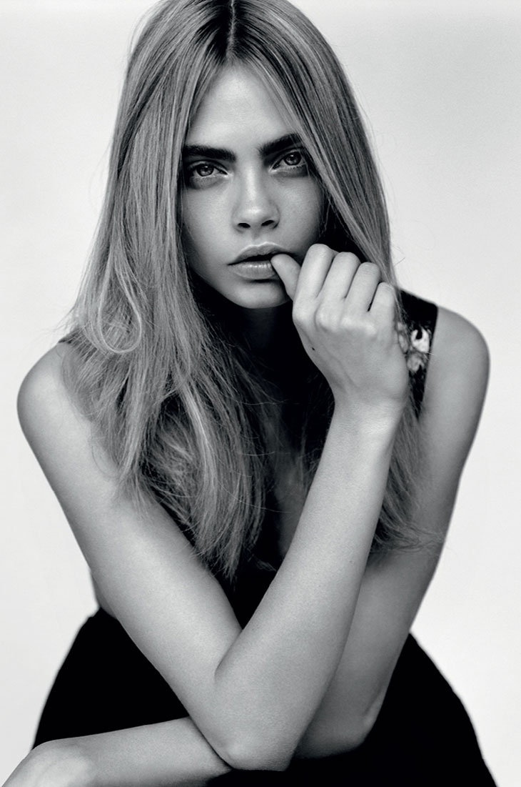 Cara Delevingne w sesji okładkowej dla Industrie Magazine #6, fot.  Alasdair McLellan