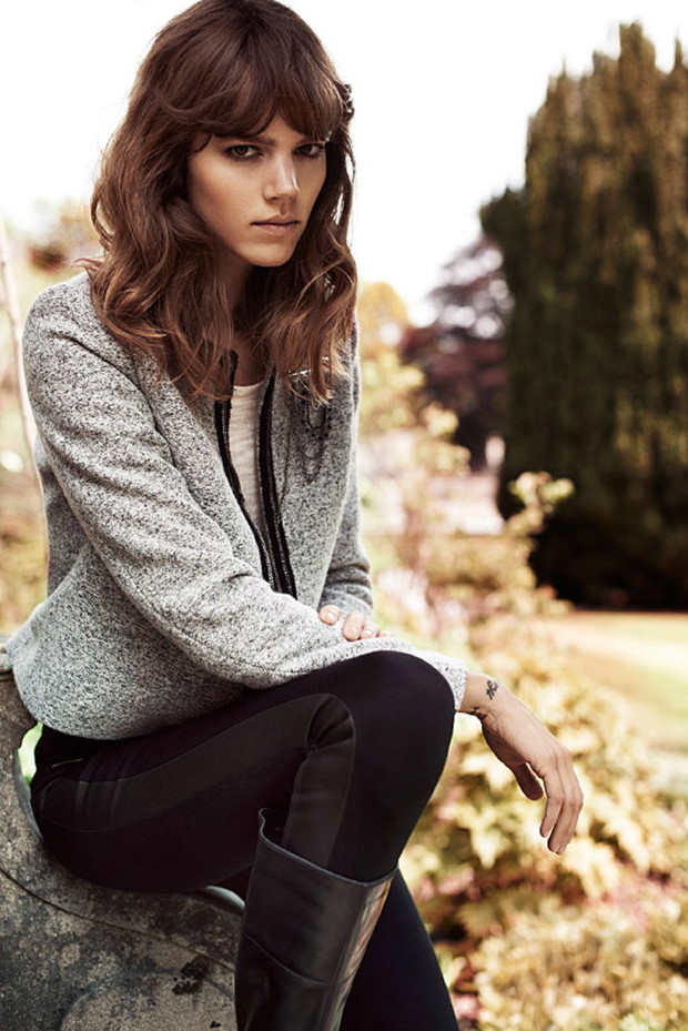 Freja Beha Erichsen w kampanii Reserved jesień-zima 2013