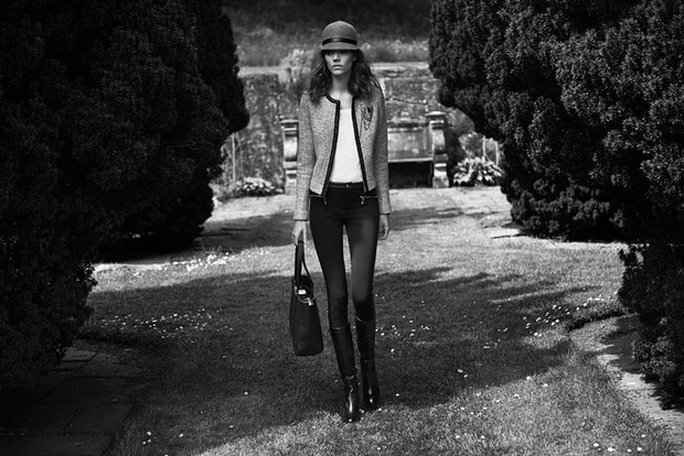 Freja Beha Erichsen w kampanii Reserved jesień-zima 2013