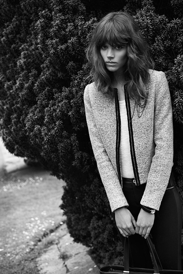 Freja Beha Erichsen w kampanii Reserved jesień-zima 2013