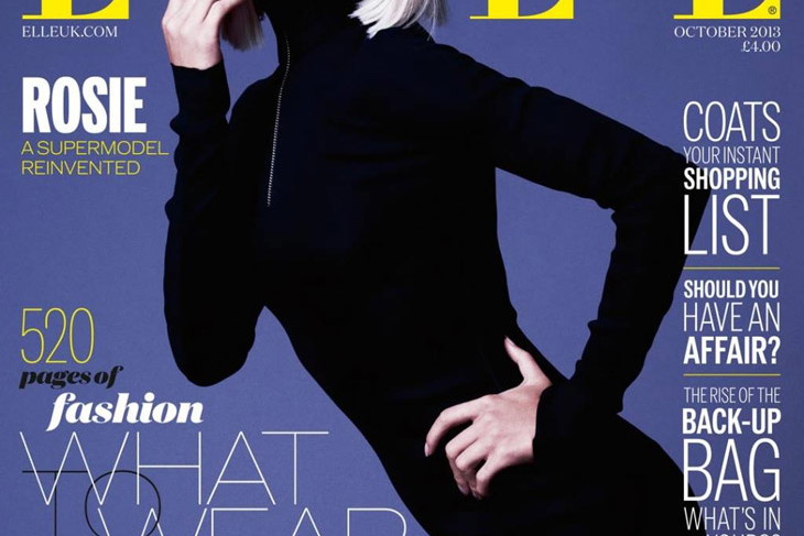 Rosie Huntington-Whiteley w sesji okładkowej dla ELLE UK