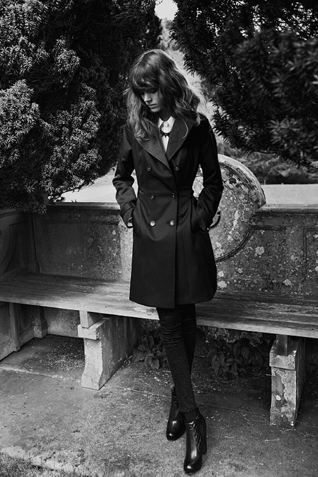 Freja Beha Erichsen w kampanii Reserved jesień-zima 2013
