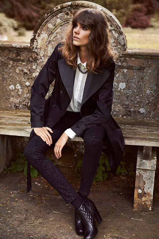 Freja Beha Erichsen w kampanii Reserved jesień-zima 2013