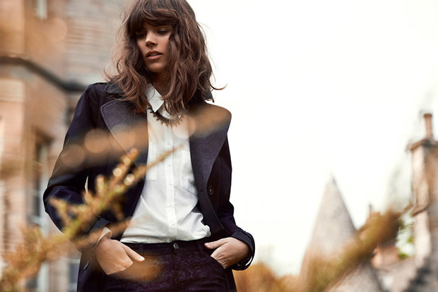 Freja Beha Erichsen w kampanii Reserved jesień-zima 2013
