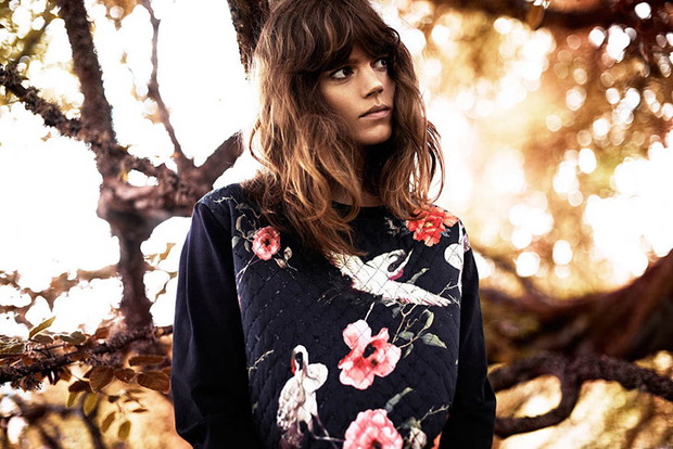 Freja Beha Erichsen w kampanii Reserved jesień-zima 2013
