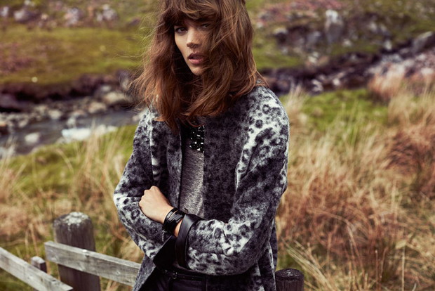 Freja Beha Erichsen w kampanii Reserved jesień-zima 2013