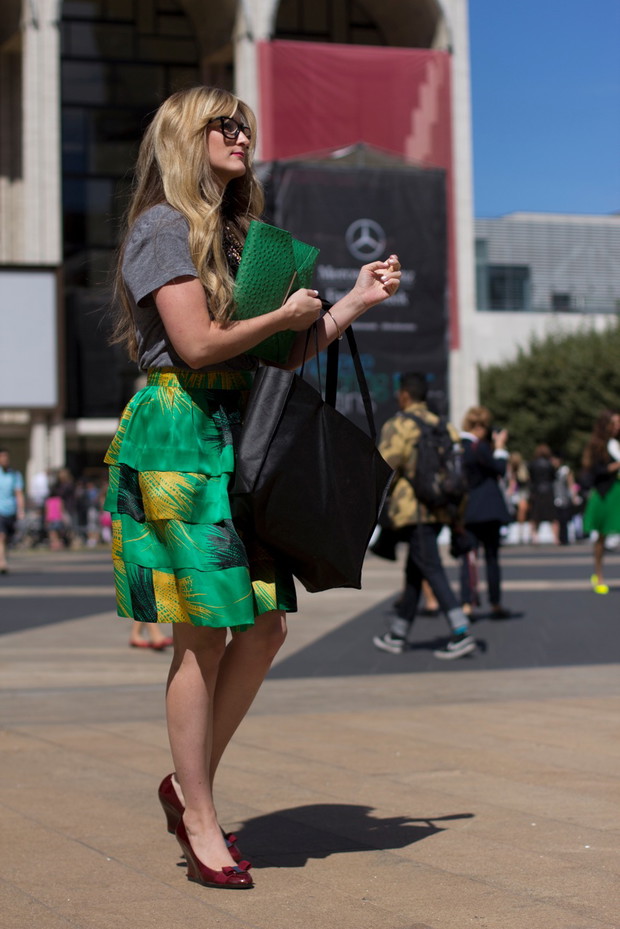 Street fashion: New York Fashion Week w obiektywie Dine & Dash