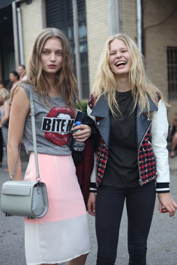 Street fashion: New York Fashion Week w obiektywie Dine & Dash